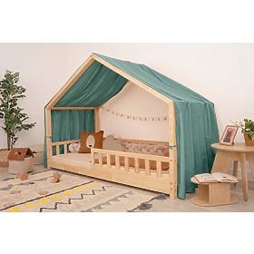 Muslin Canopy Ourbaby for House Bed Leola Hip - Green