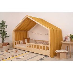 Muslin Canopy Ourbaby for House Bed Leola Hip - Mustard