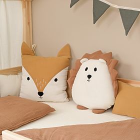 Muslin Pillow Ourbaby 38x35 cm - Hedgehog