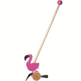 Nature Planet Flamingo Push Toy