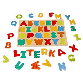 New Wooden Puzzle Alphabet - Letter Jigsaw