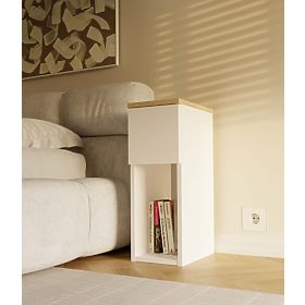 Nightstand GALAX 20/1S WHITE-ARTISAN