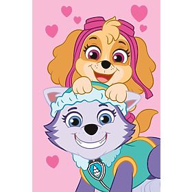 Paw Patrol Fleece Blanket - Skye and Everest