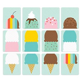 Petit Collage Game Best Ice Cream