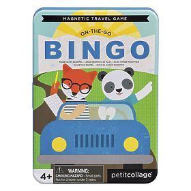 Petit Collage Magnetic Bingo Game - Damaged Metal Box, Petit Collage
