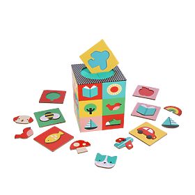 Petit Collage Sensory Puzzle Find the Favorite Object, Petit Collage