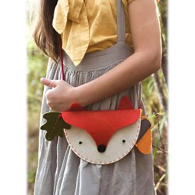 Petit Collage Sew Your Own Fox Purse