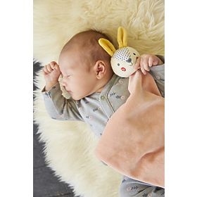 Petit Collage Sleepy bunny pink