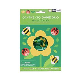 Petit Collage Travel Game 2 in 1 Garden Friends