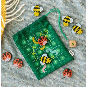 Petit Collage Travel Game 2 in 1 Garden Friends