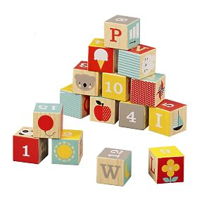 Petit Collage Wooden ABC Blocks, Petit Collage