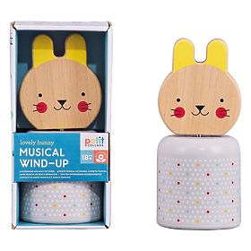 Petit Collage Wooden Play Figure Bunny