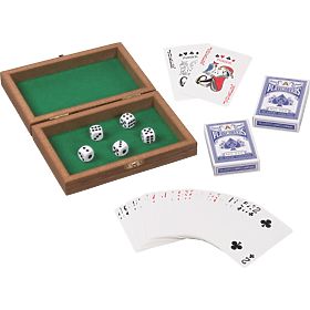 Playing Box with Cards and Dice