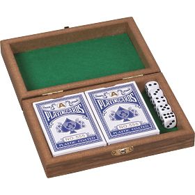 Playing Box with Cards and Dice
