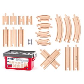 Rail Track Set in a Box - 20 pcs
