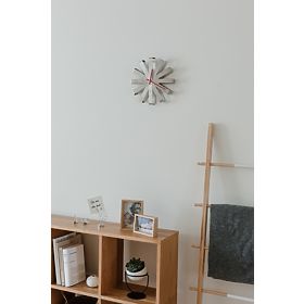 RIBBON Clock in Grey by Umbra, Nowodvorski