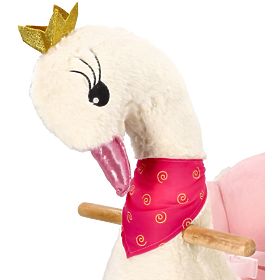 Rocking Horse Swan Queen with Wheels