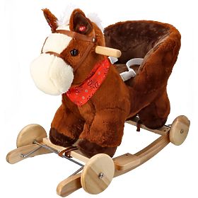 Rocking Horse with Chair and Wheels