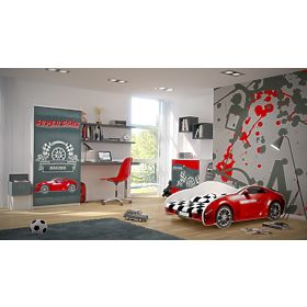S-CAR car bed - red