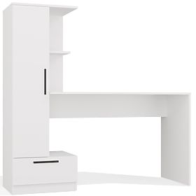 Set Desk + Shelf COSMO WHITE