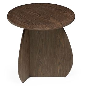 Side Table Noku 50 cm, Dark Walnut