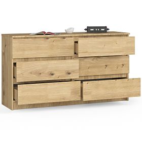 SIDEBOARD K140 6DR CLP ARTISAN OAK