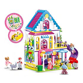 Sluban Girls Dream M38-B0974 Building Set - Fun Villa