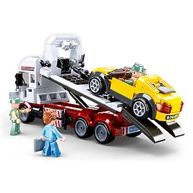 Sluban Town Building Set M38-B0879 - Tow Truck with Tipping Bed