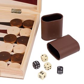 Small Foot Case for chess and backgammon