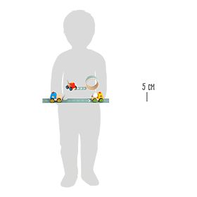 small foot Construction Vehicle with Road 1 pc