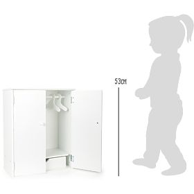 Small Foot Doll Wardrobe White - Damaged Packaging, small foot