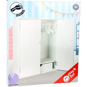 Small Foot Doll Wardrobe White - Damaged Packaging, small foot