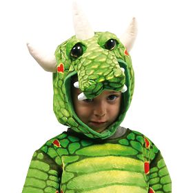 small foot Dragon Costume Green, small foot