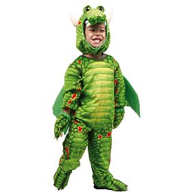 small foot Dragon Costume Green