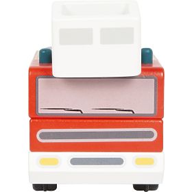 small foot Fire Truck with Rotating Ladder