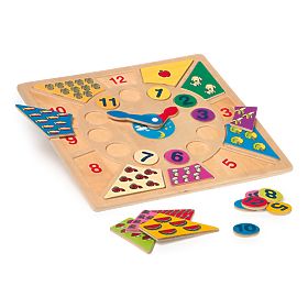 Small Foot Insertion educational puzzle learn hours