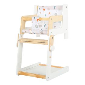 small foot Multifunctional Doll High Chair Little Button