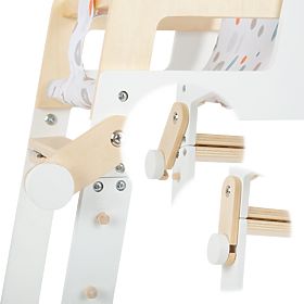 small foot Multifunctional Doll High Chair Little Button