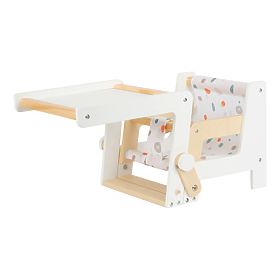 small foot Multifunctional Doll High Chair Little Button