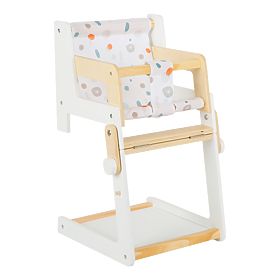 small foot Multifunctional Doll High Chair Little Button