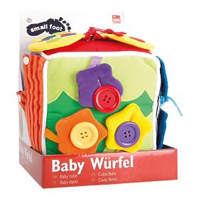 Small Foot Plush toy cube for the little ones