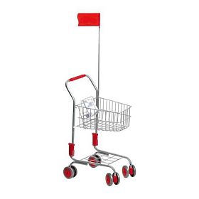 small Foot Shopping Cart Silver - Damaged Packaging, small foot