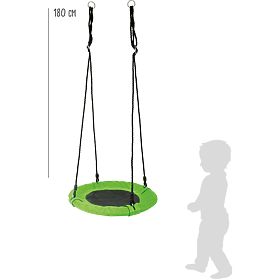 small foot Stork Nest Hammock Green