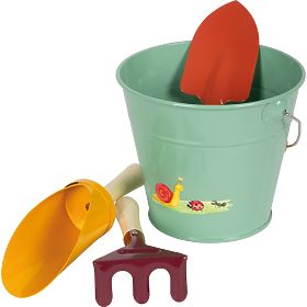 small foot Tiny Garden Garden Tool Set with Bucket, small foot