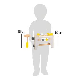 small foot Toolbox with Tools 2-in-1 Miniwob