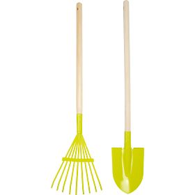 Small Foot Wheelbarrow with garden tools