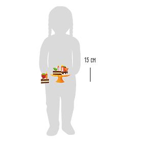 small foot Wooden Birthday Fruit Cake