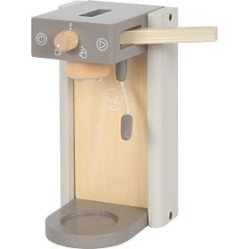 small foot Wooden Coffee Maker with Accessories Tasty Gray