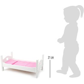 small foot Wooden Cradle White