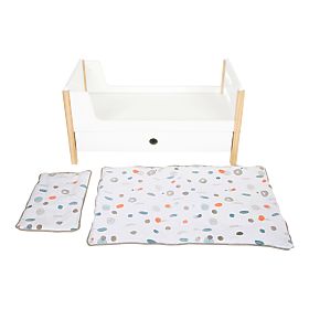 small foot Wooden Crib Little Button